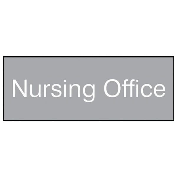 Accuform 8 in W x 3 in H, Engraved Plastic PSG909GY - main